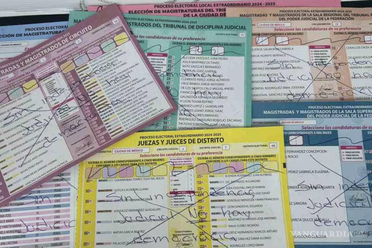 Elección judicial rompe récord histórico de votos nulos en México