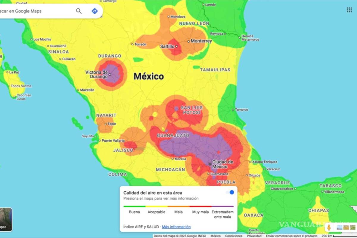 Saltillo, Monterrey, CDMX, Pachuca, Durango, entre las ciudades más contaminadas de Norteamérica