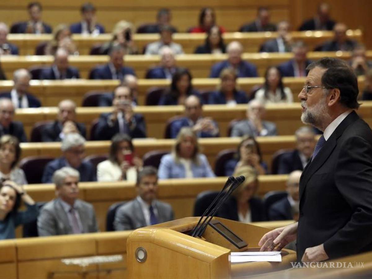 $!Senado español aprueba aplicar el 155; Rajoy pide tranquilidad