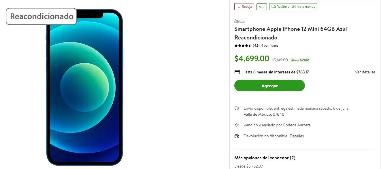 $!Samsung, iPhone, Honor... Estos son los smartphones con los mejores descuentos en Bodega Aurrera