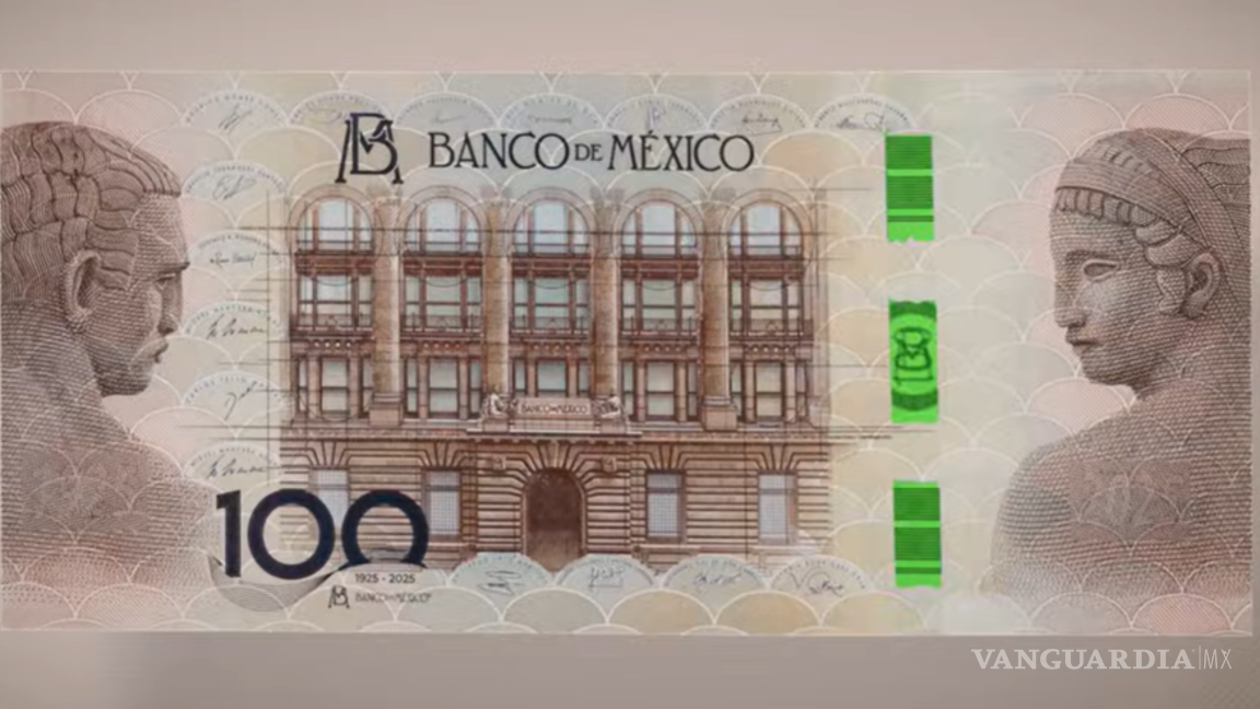 $!Banco de México crea nuevo billete conmemorativo de $100 pesos: Descubre sus elementos (FOTOS)