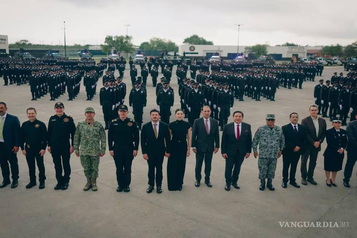 Samuel García encabeza graduación de 408 cadetes de Fuerza Civil y destaca avances históricos en seguridad