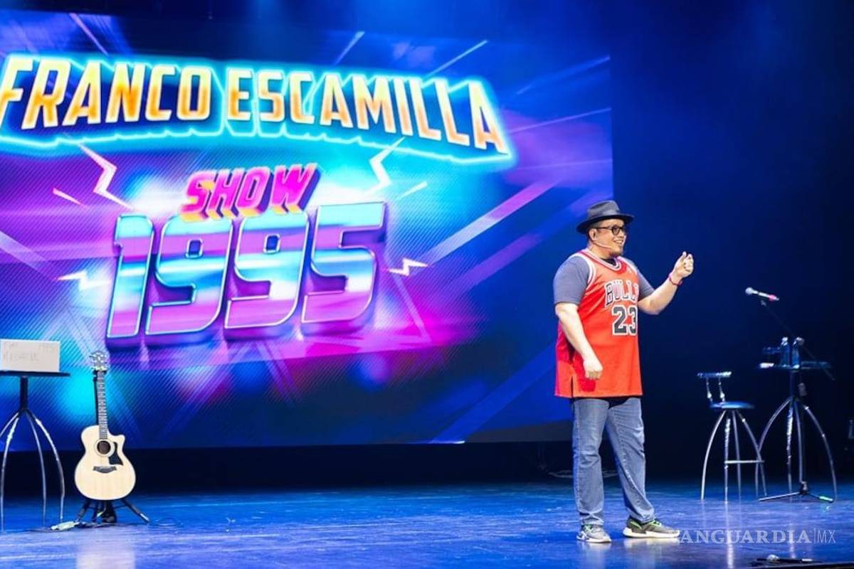 Franco Escamilla trae buen humor a Saltillo con su nuevo show ‘1995’