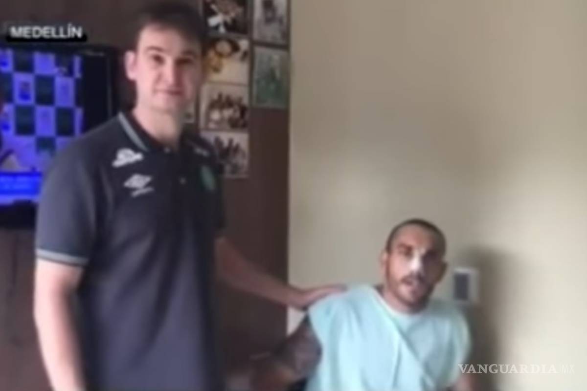 Sobreviviente del Chapecoense ya dio sus primeros pasos