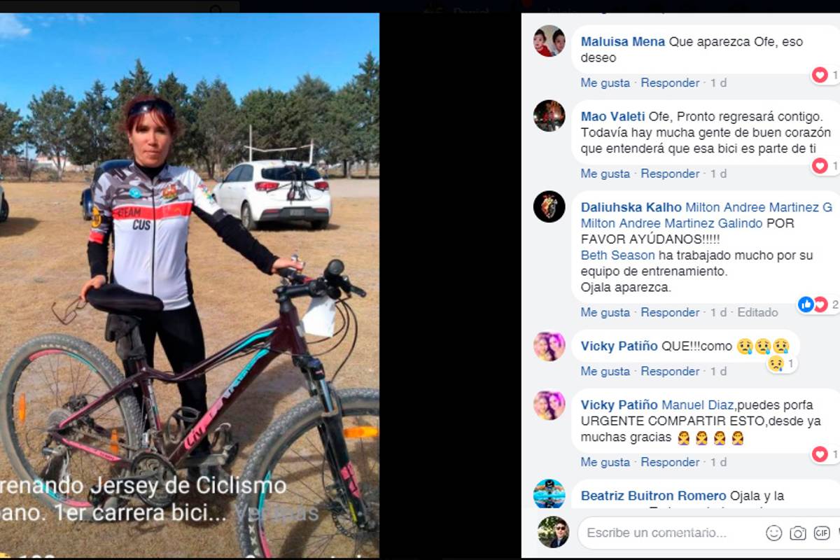 Atleta Saltillense pierde bicicleta y la recupera dos días después gracias a redes sociales