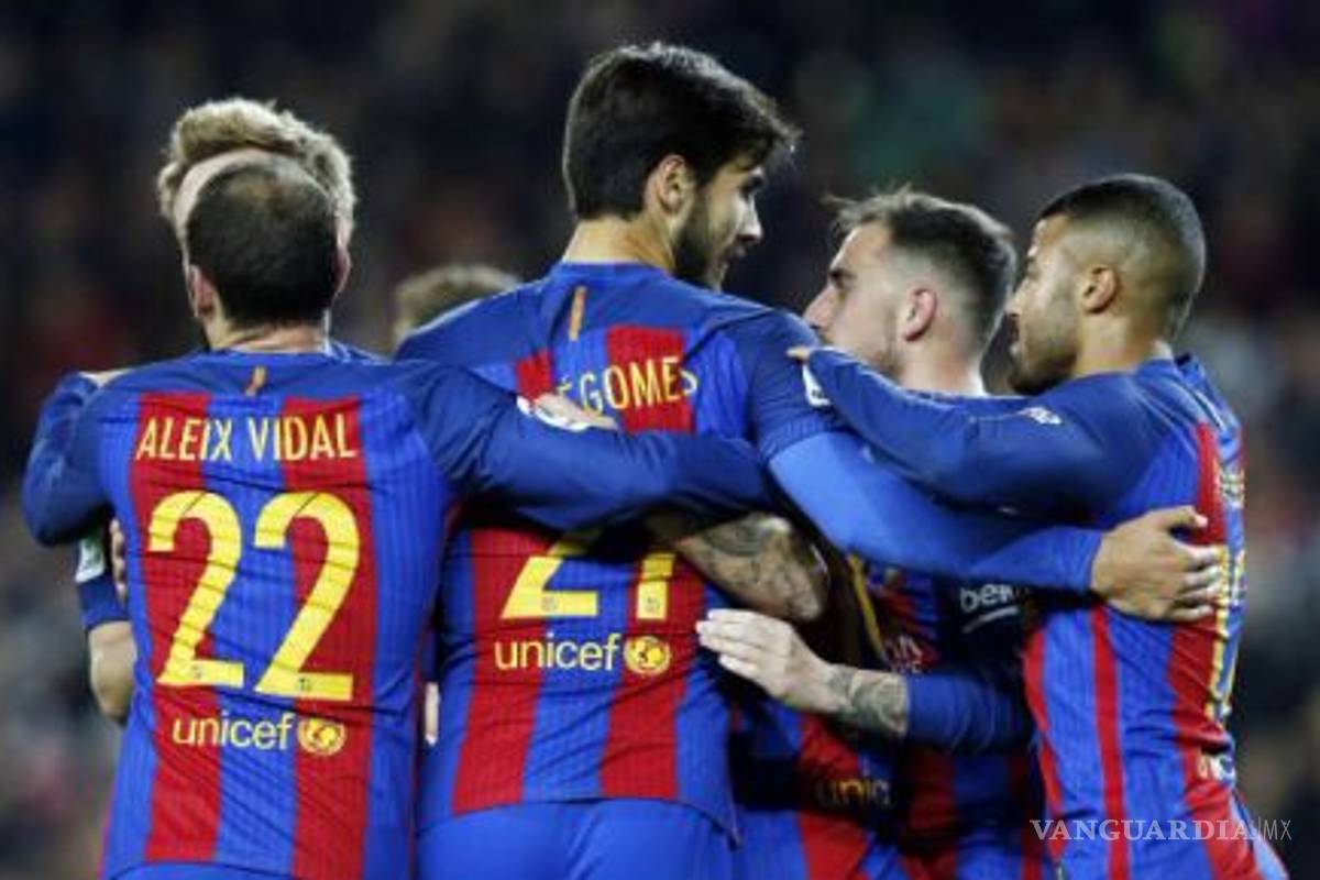 Con suplentes, Barcelona golea 7-0 al Hércules