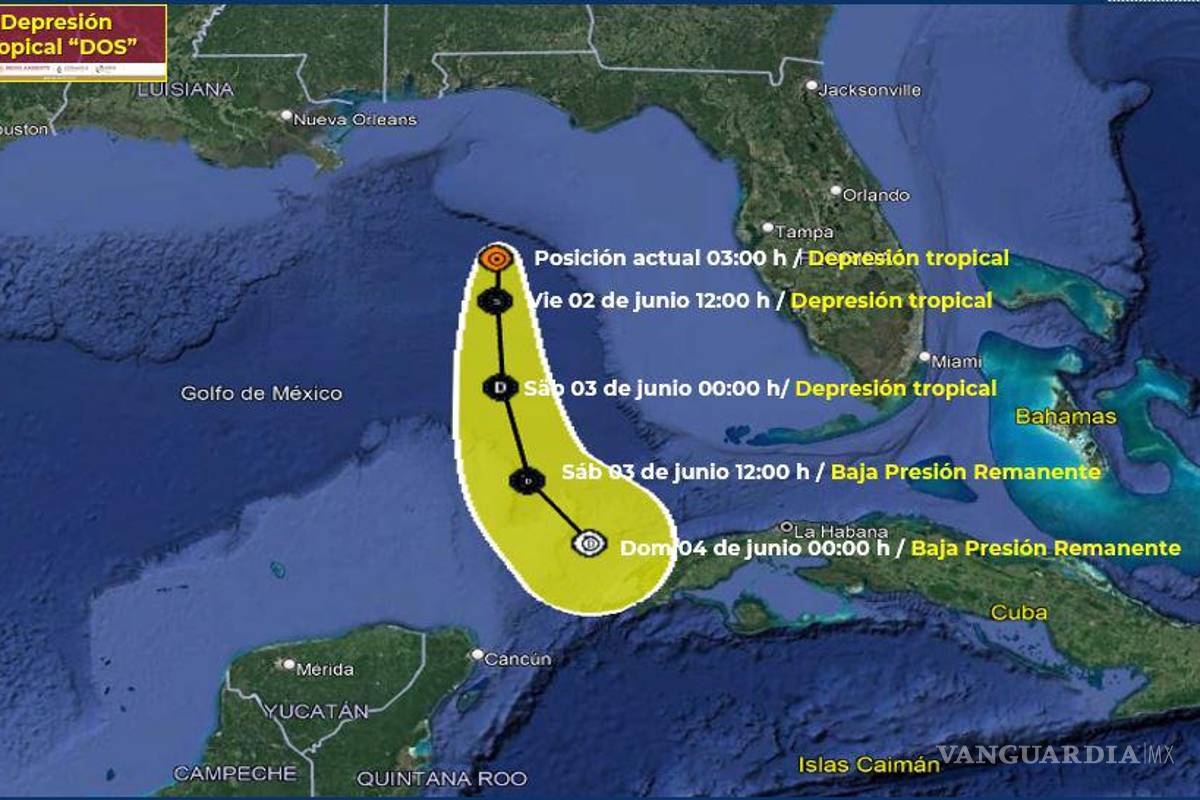 Prepárese... Se forma el primer ciclón tropical en México; fuertes lluvias, vientos y oleaje alto golpearán a estos estados