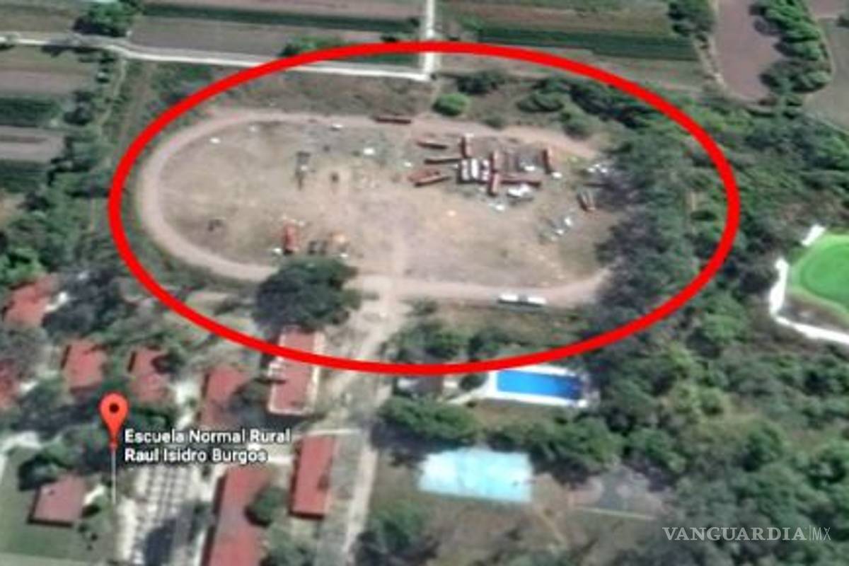 Google Maps revela “cementerio de autobuses” secuestrados por normalistas de Ayotzinapa