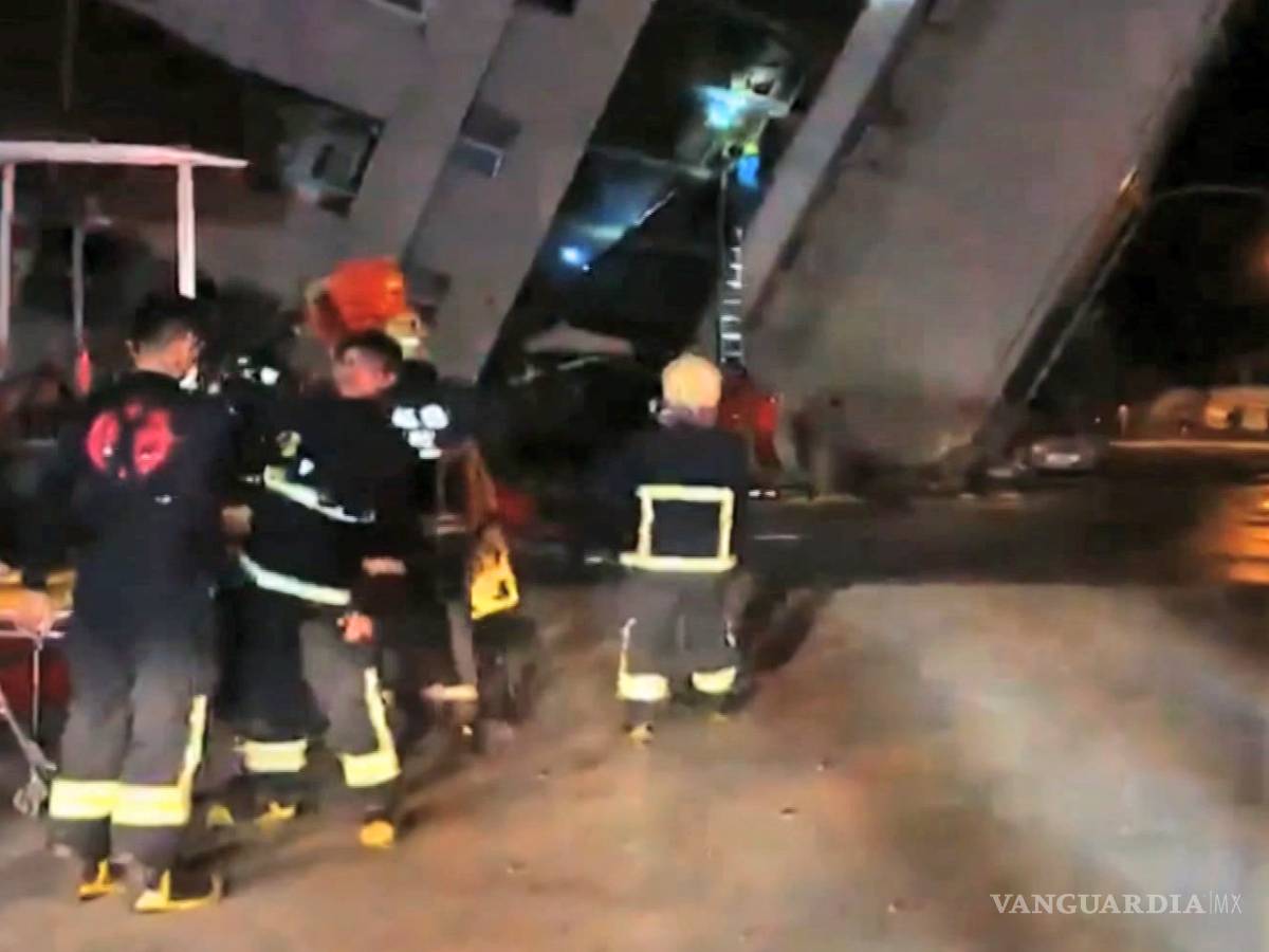 $!Sismo de Taiwán dejó 2 muertos y más de 200 personas heridas