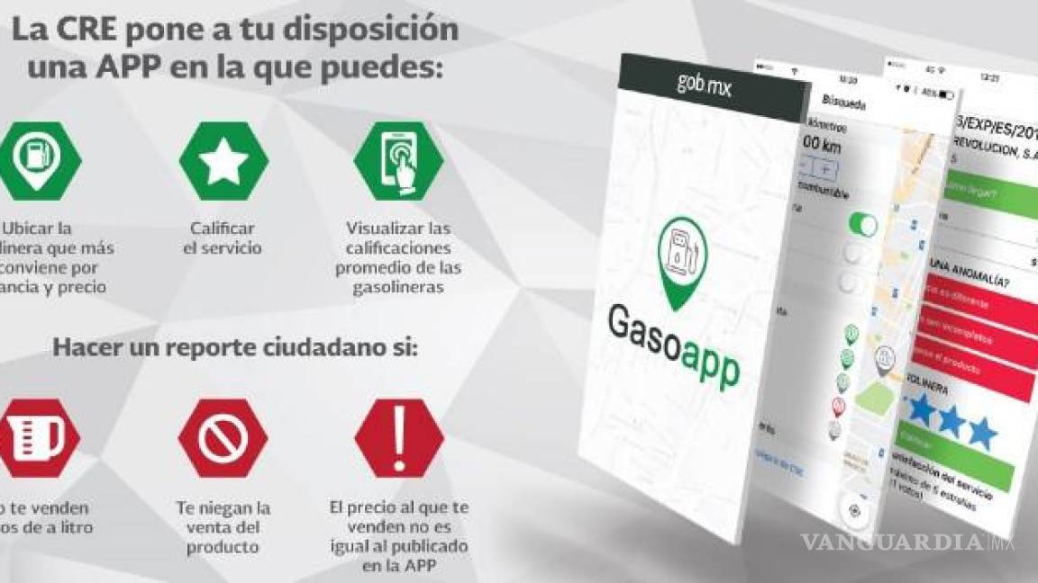 Así funciona GasoApp, aplicación para consultar precios de gasolinas en Saltillo y otros municipios