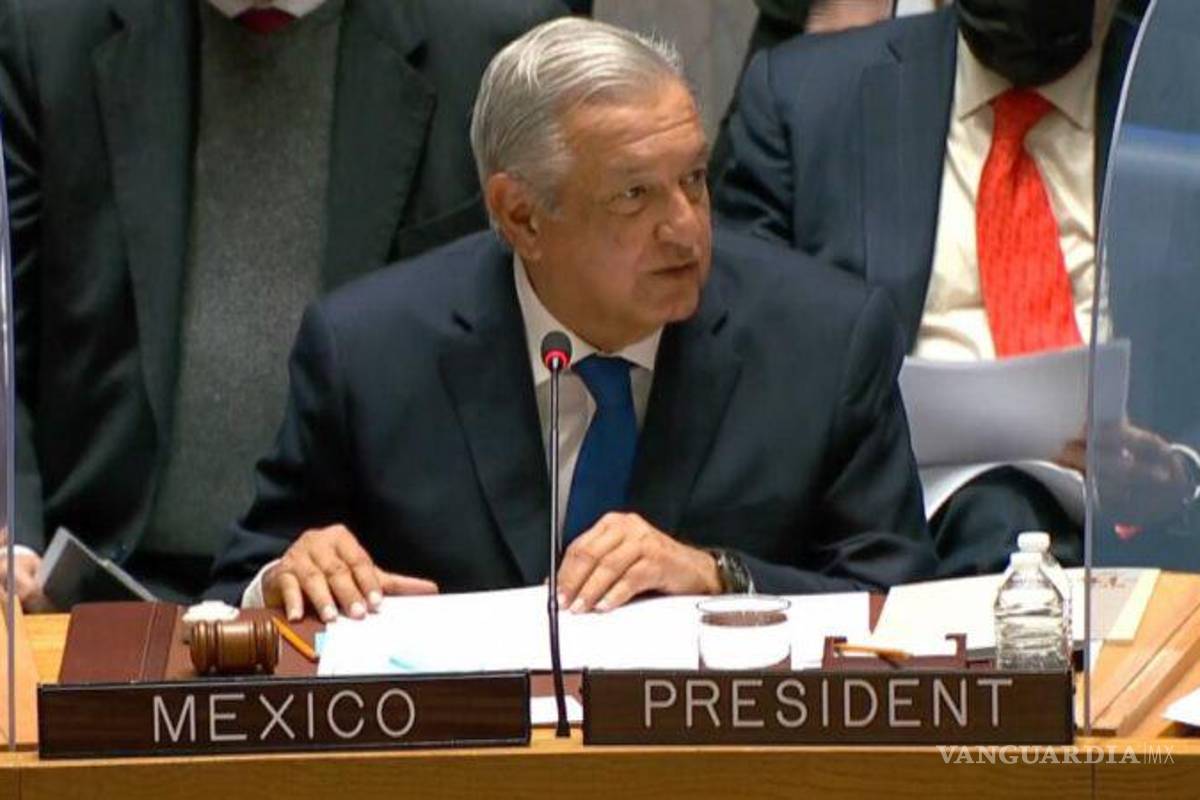 Discurso íntegro de AMLO en el Consejo de Seguridad de la ONU