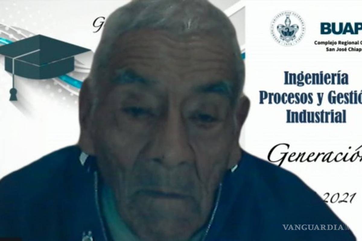Se gradúa como ingeniero don Felipe, a sus 84 años