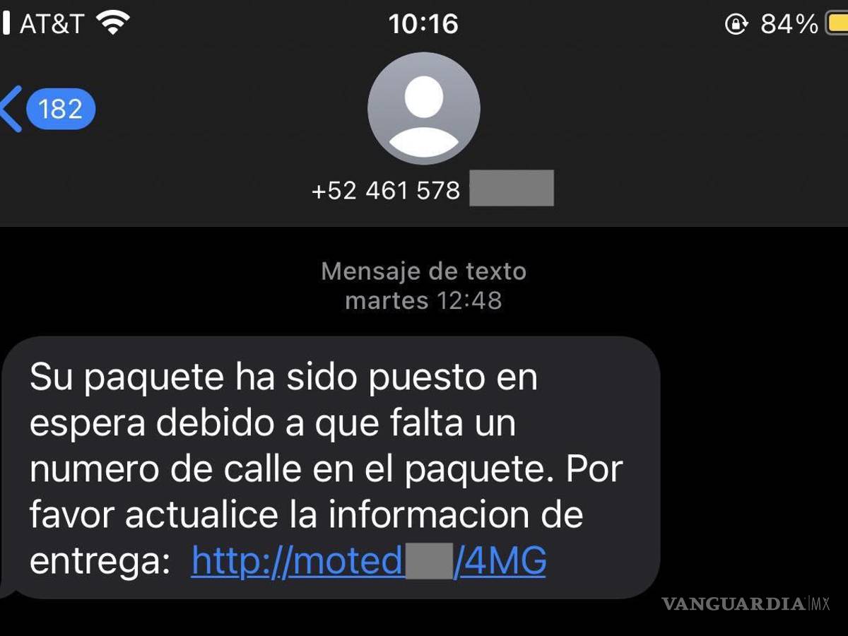 $!Los enlaces proporcionados en el mensaje de texto tendrán una combinación de letras y números sin relación entre sí