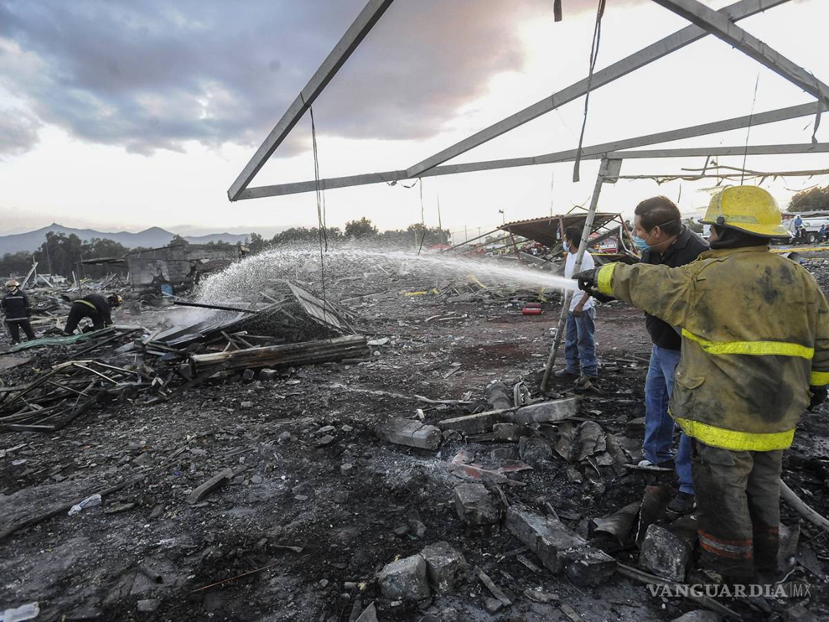 $!Las terribles imágenes que dejó la explosión en Tultepec