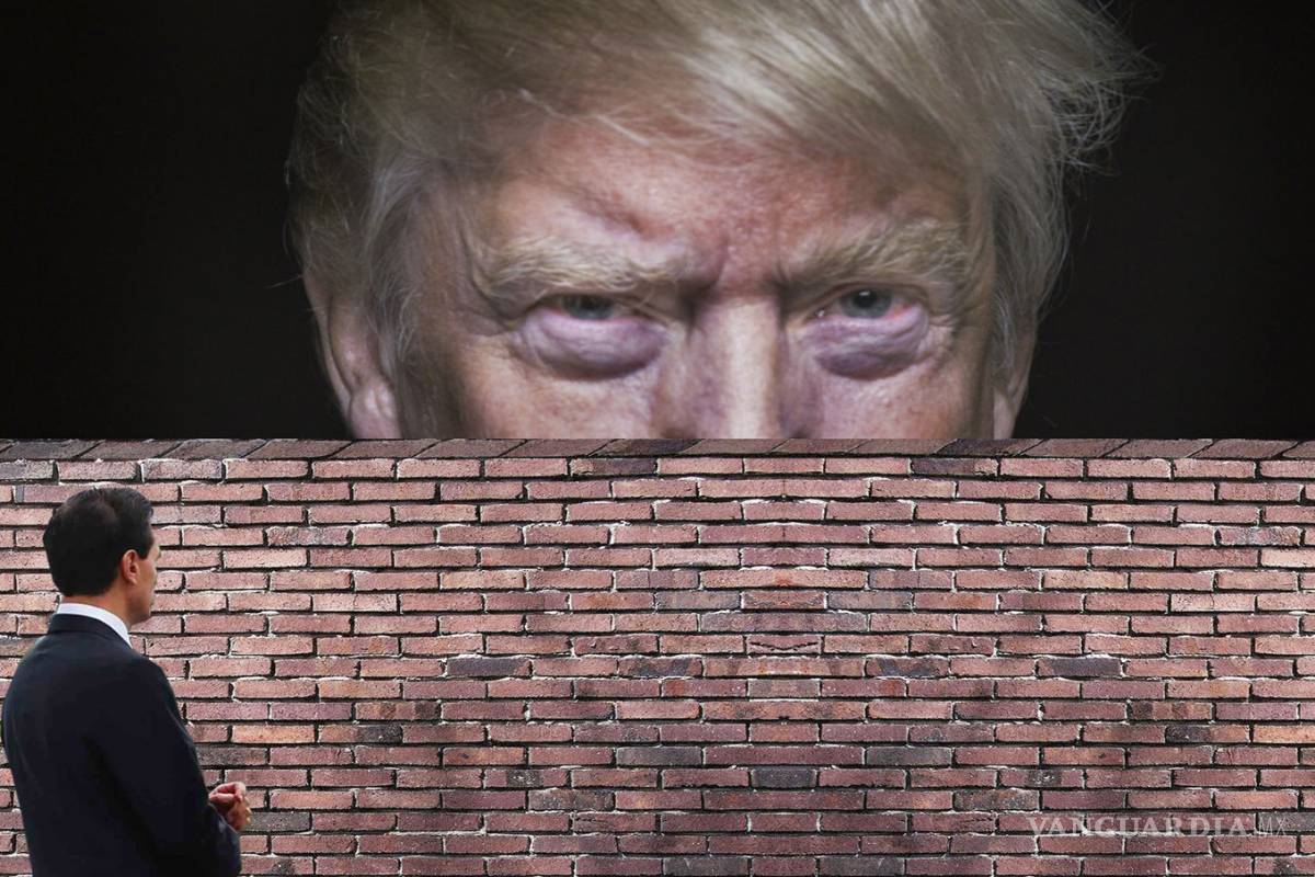 Welcome!: Trump anuncia muro; su equipo recibe a enviados mexicanos