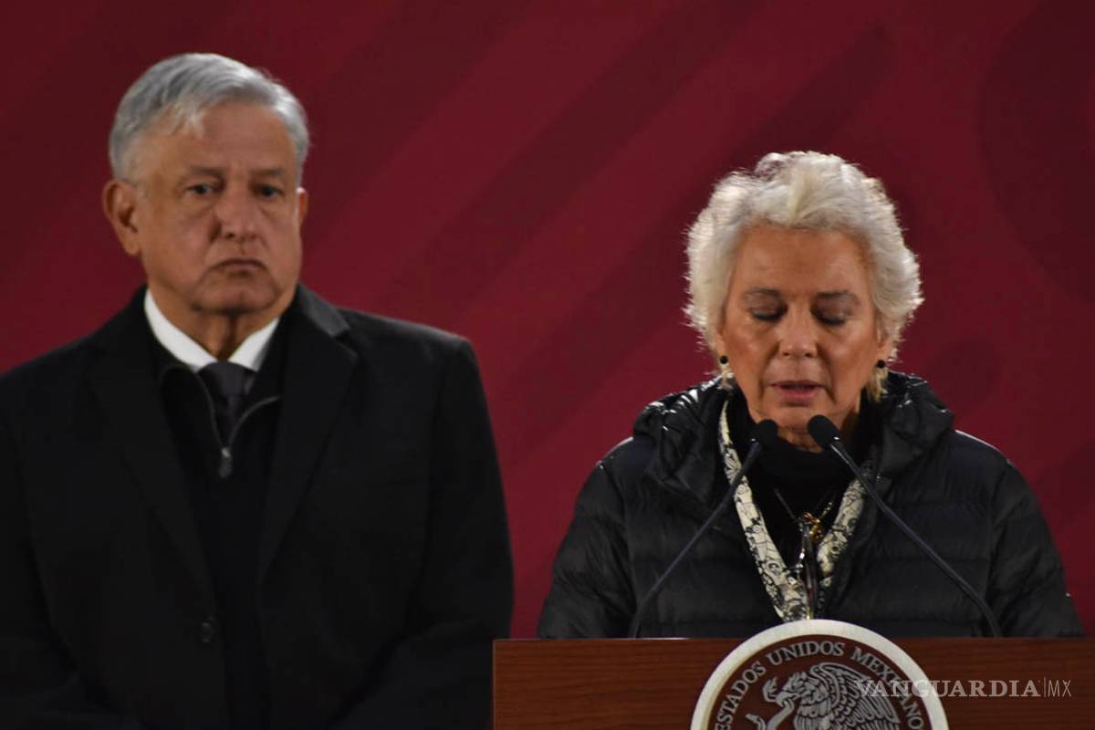 'No es lo mismo': Olga Sánchez Cordero corrige a AMLO por comparar feminicidios y homicidios