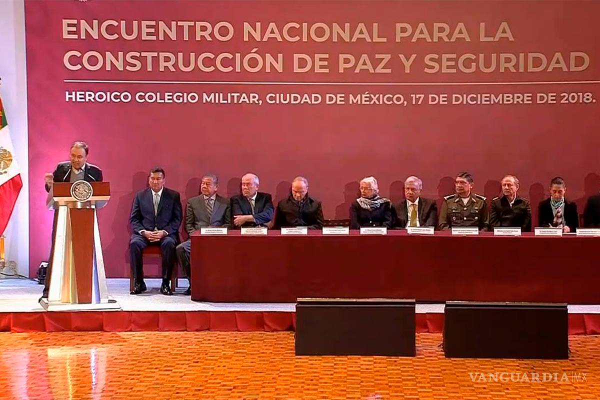 Alfonso Durazo defiende la creación de la Guardia Nacional... &quot;El fracaso contra la violencia fue por el uso de la fuerza&quot;