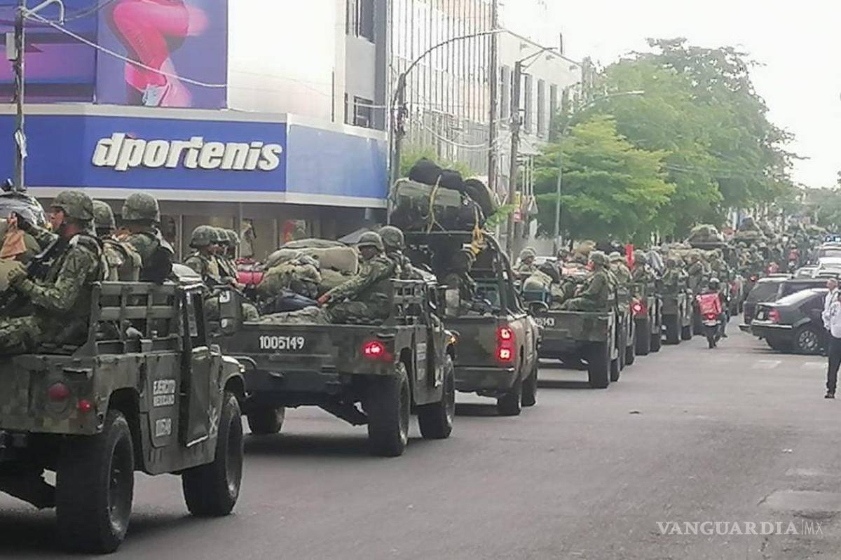 Arriban a Ciudad Mier, Tamaulipas, más de 300 militares