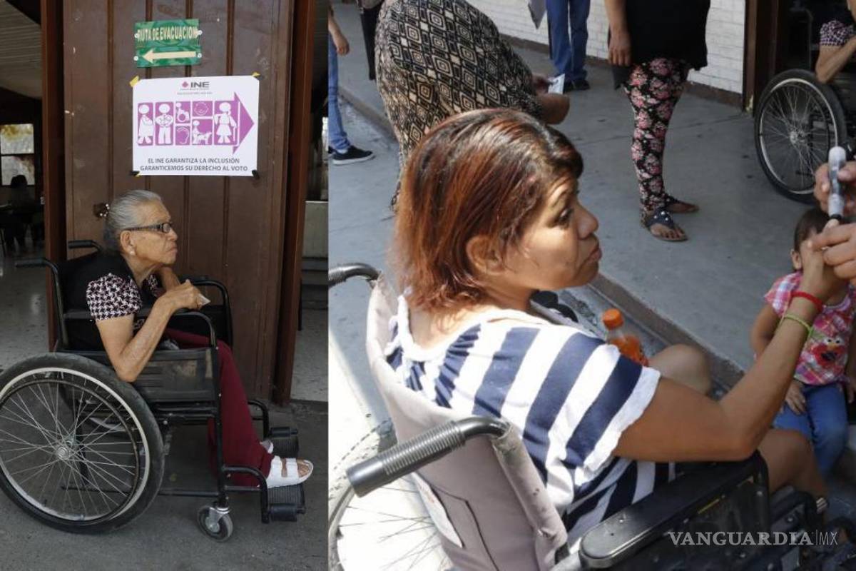 $!Mujeres en silla de ruedas piden a Alcalde más rampas en Saltillo.