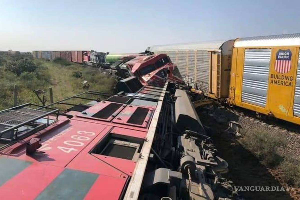 Choque entre trenes deja dos muertos y cuatro heridos en Fresnillo
