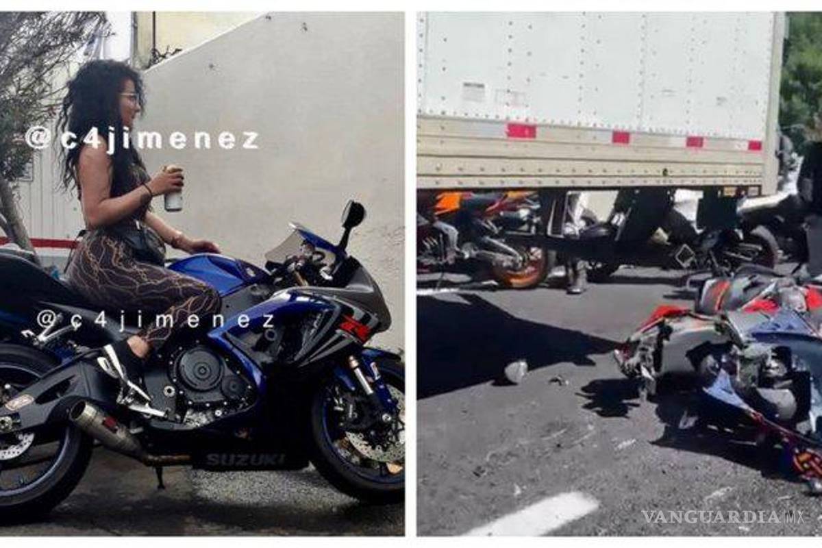 Murió “La Negrita“, ‘novia’ de “La Unión”, en accidente de motociclistas en la México-Cuernavaca