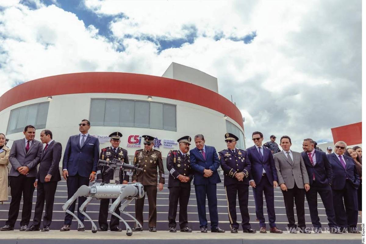 Buscan abatir crimen con perros robots en Zacatecas