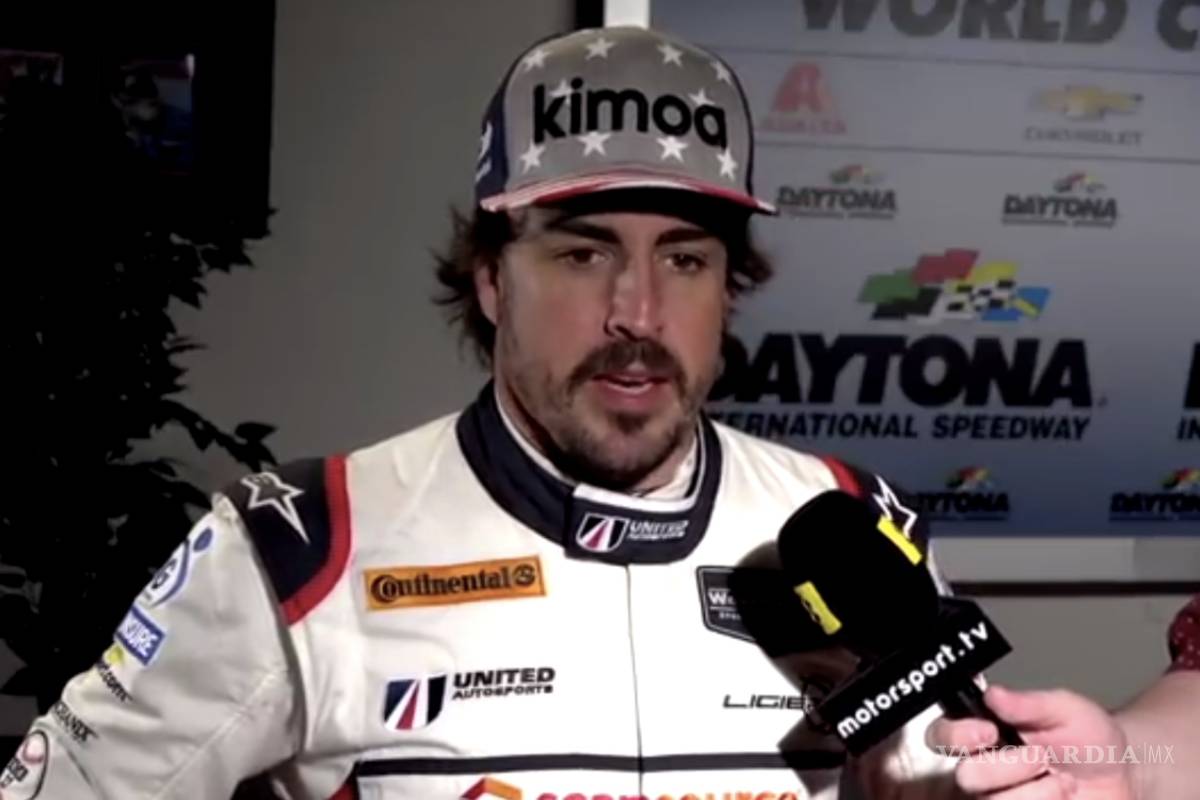 Fernando Alonso listo pata correr en las 24 horas de Daytona