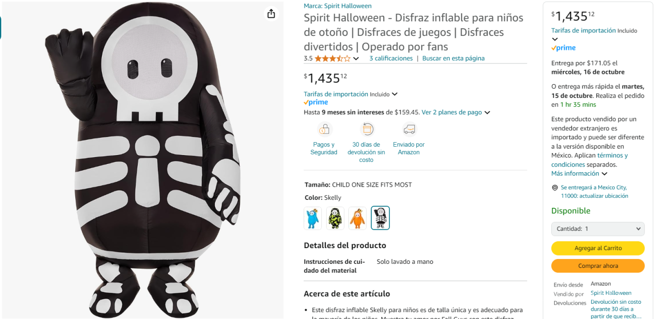 $!Amazon: Estos son los mejores disfraces inflables para Halloween que puedes encontrar