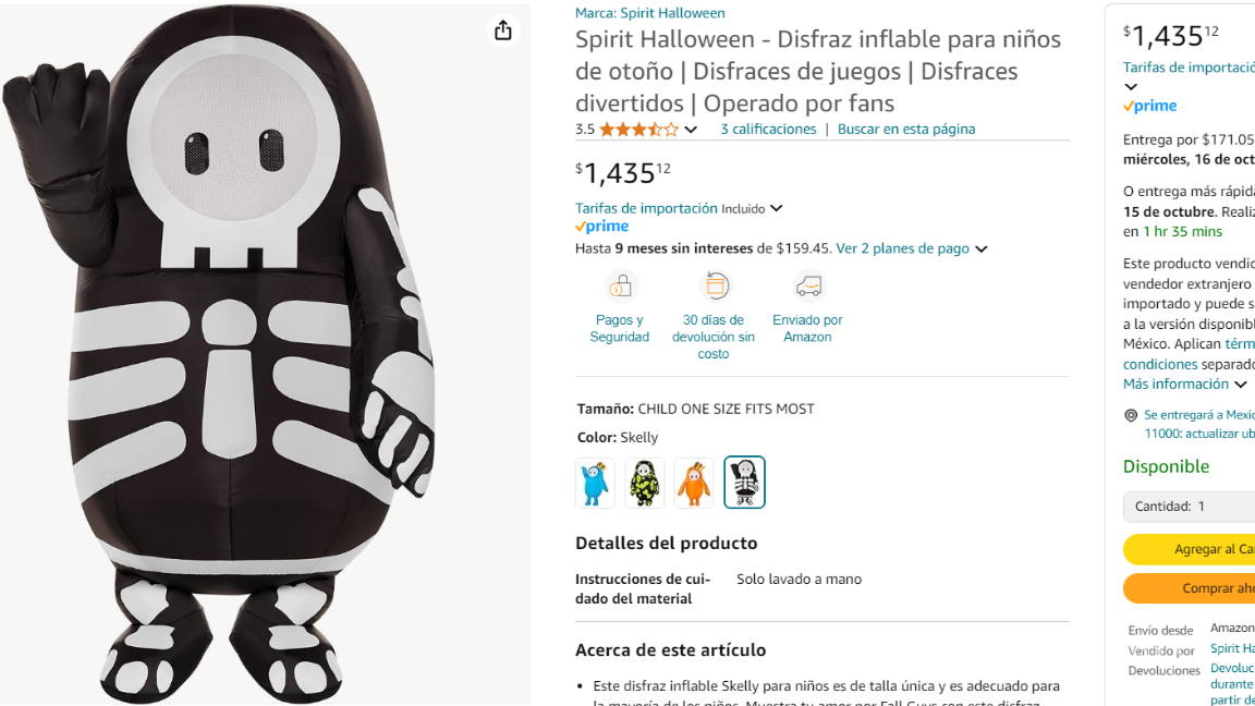 $!Amazon: Estos son los mejores disfraces inflables para Halloween que puedes encontrar