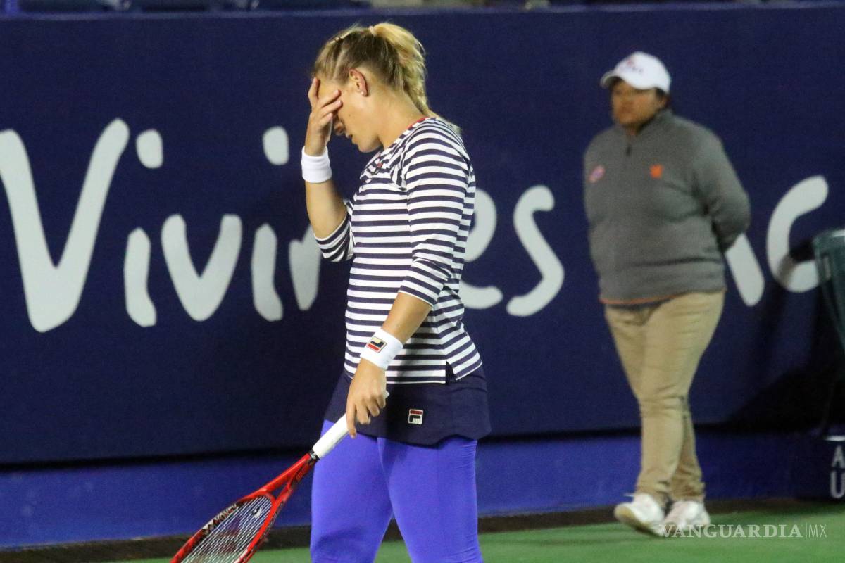 Cae Timea Babos en Monterrey en Abierto GNP Seguros