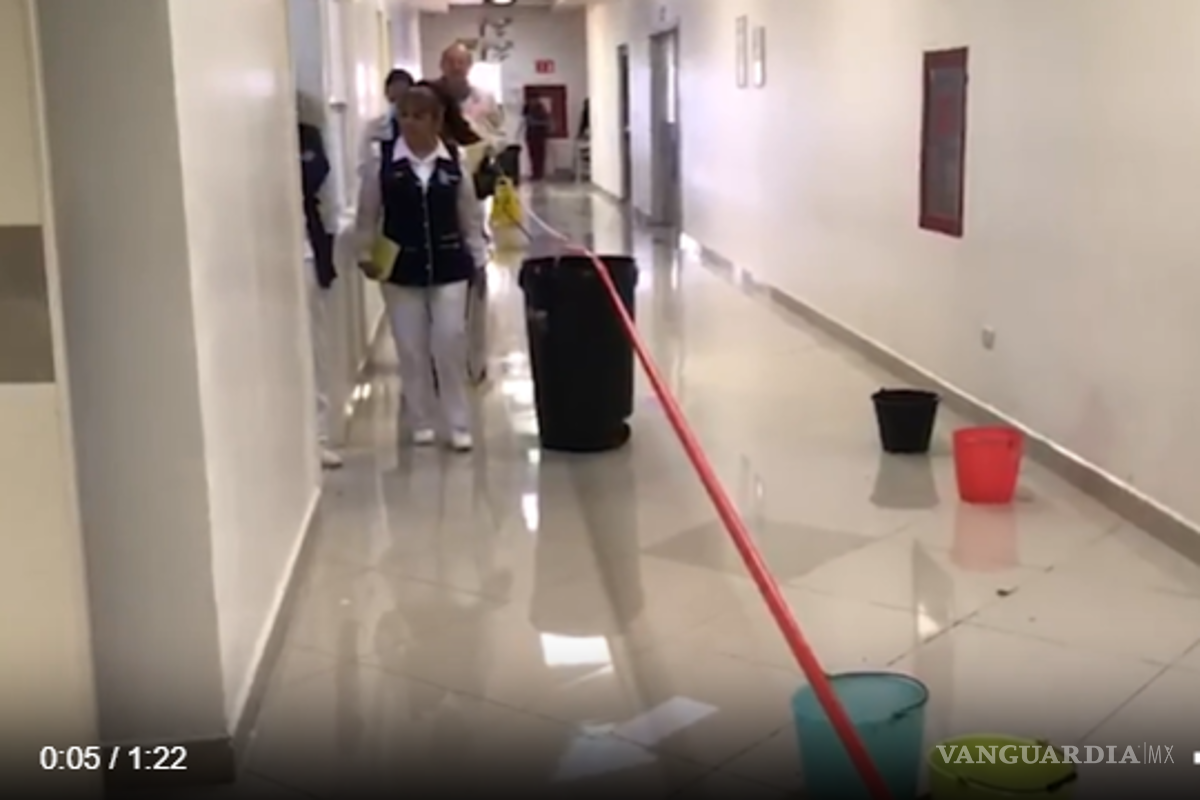 Goteras obligan a suspender consulta de especialidades en Hospital General de Torreón