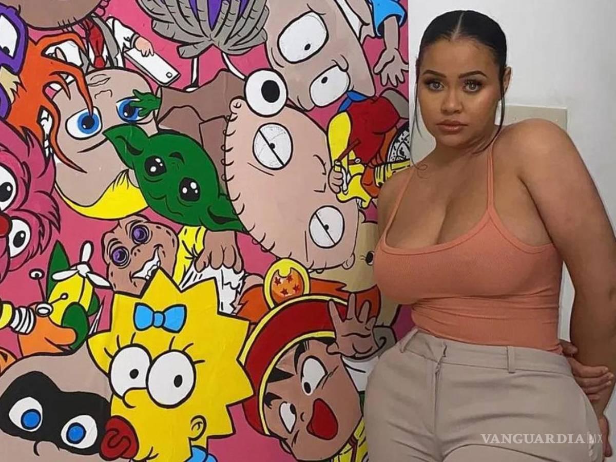 $!Si bien, en su Instagram muestra varios looks donde luce su cuerpo, es un canal donde comparte sus obras, pues también es pintora