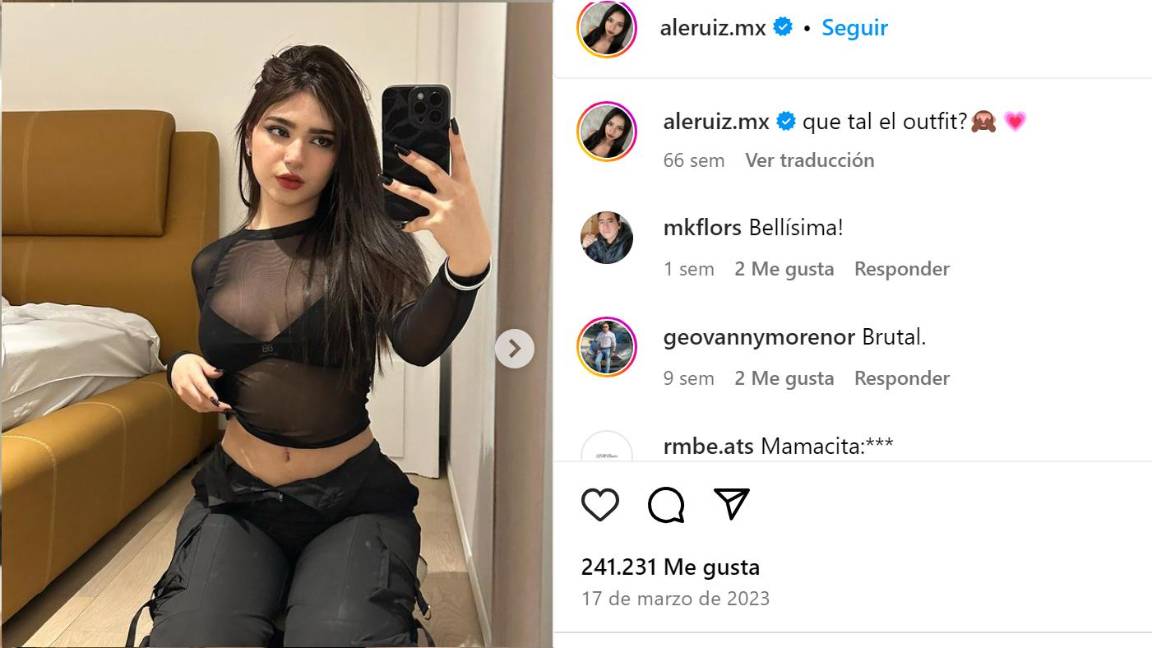 $!Ella es Alexia Ruiz, la hermana de la modelo de OnlyFans Karely Ruiz a quien criticaron por exponerla al ser menor de edad