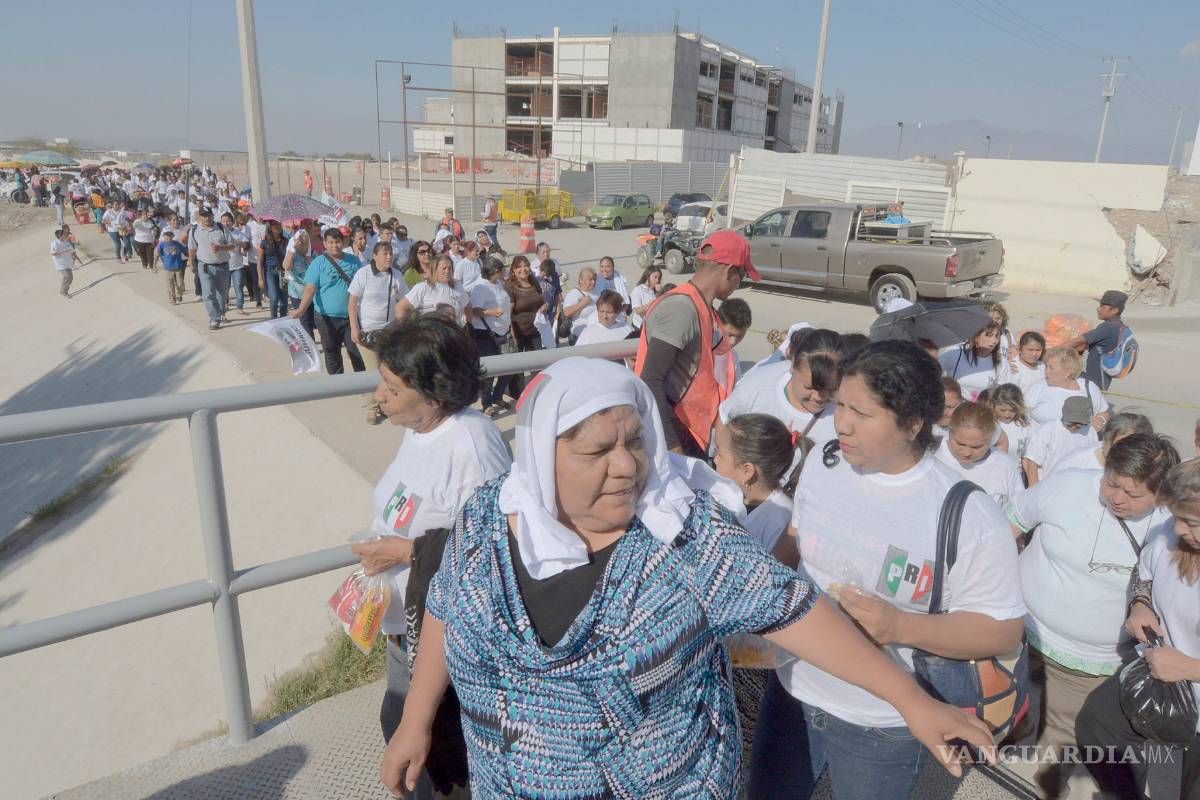 Genera polémica cifras de asistencia a evento del PRI en Saltillo