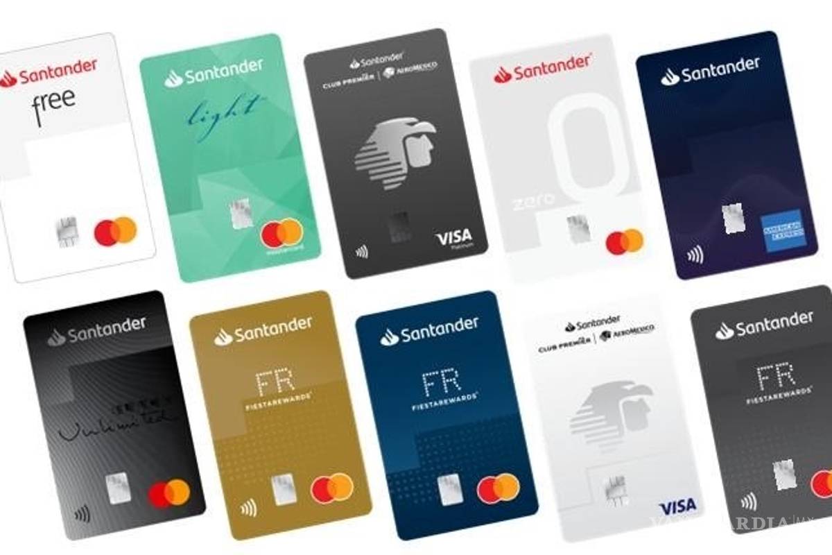 Tarjetas de crédito de Santander no tendrán números, para evitar robos o clonación