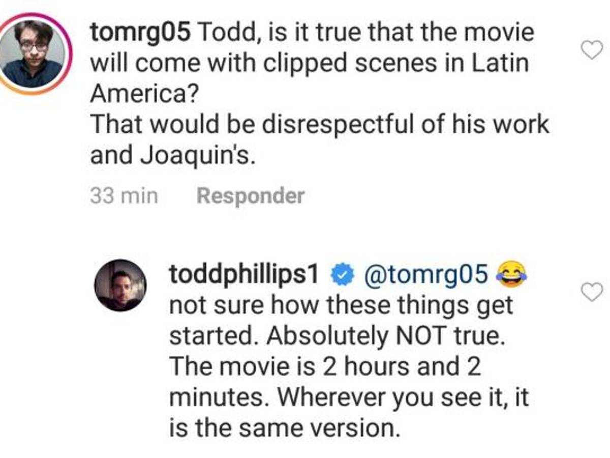 $!Falso: 'Joker' no será recortada en Latinoamérica, aclara su director