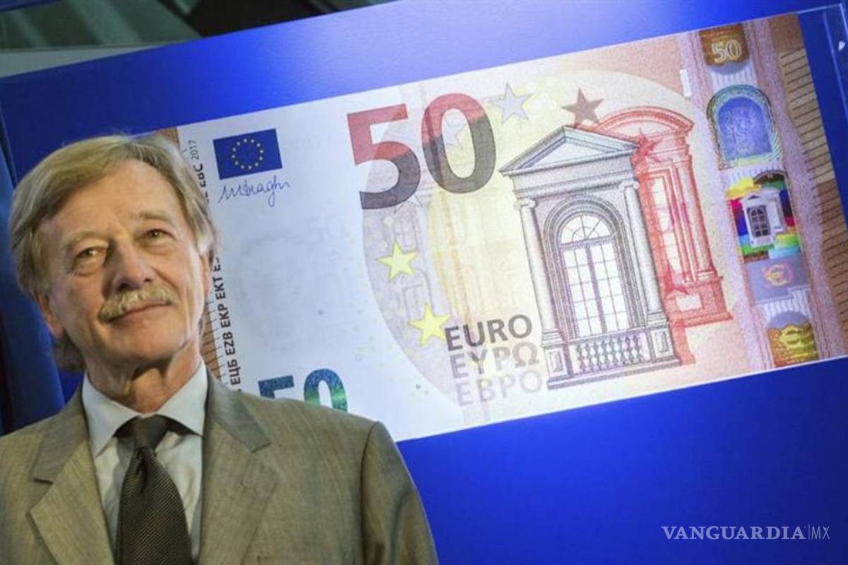 Presenta el BCE sus nuevos billetes de 50 euros