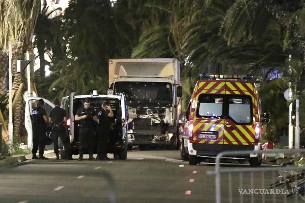 Momento exacto de la embestida en Niza (Video)