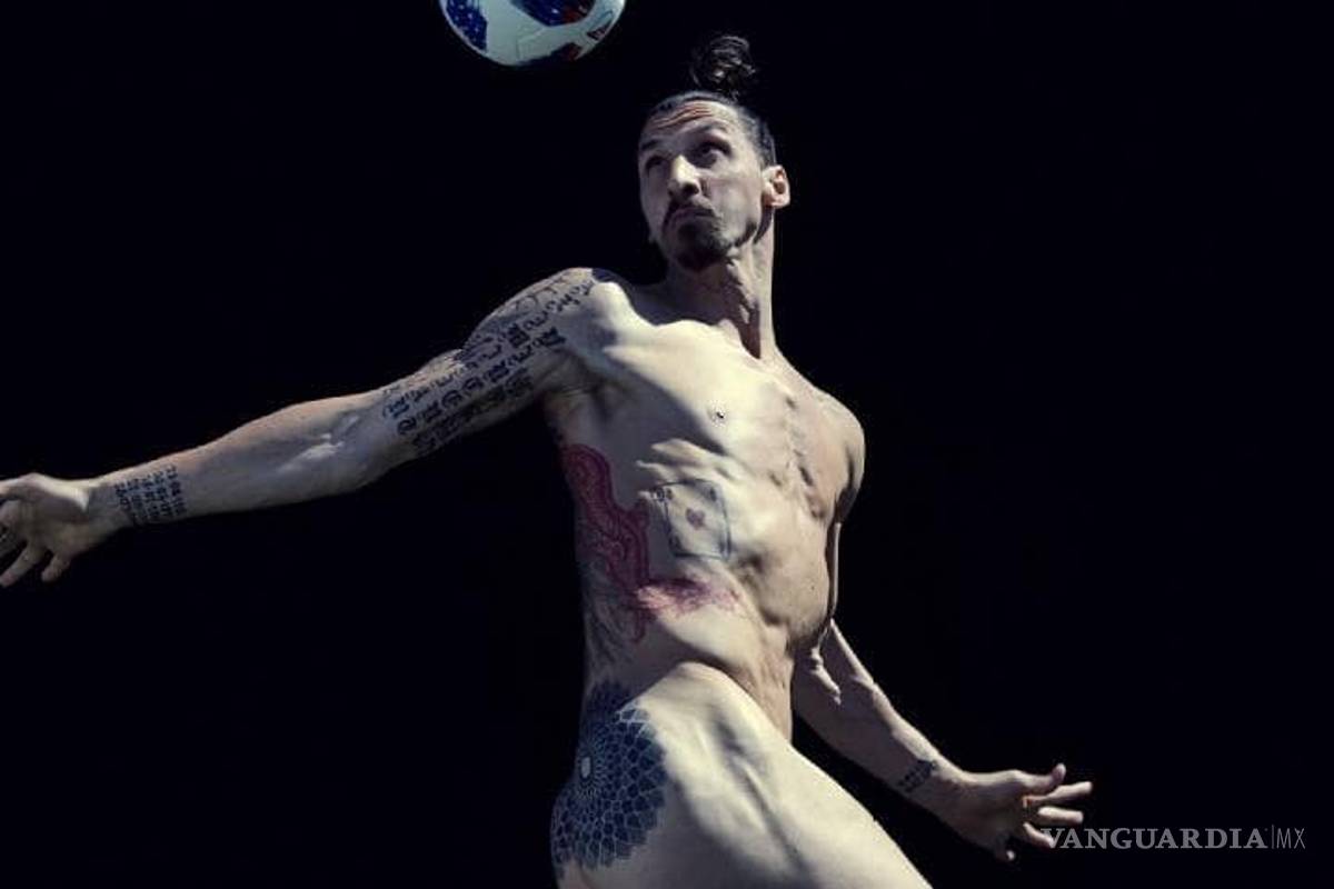 Zlatan Ibrahimovic aparece completamente desnudo para ESPN