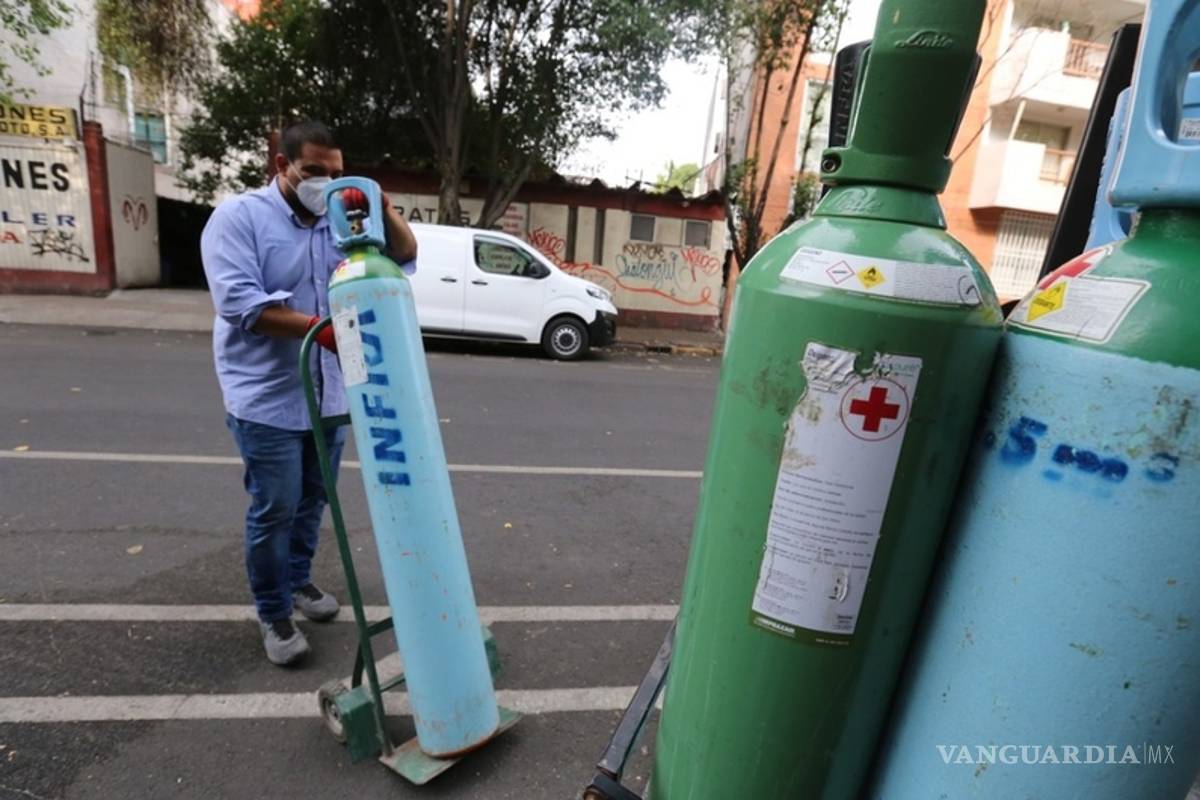 Elevan el precio de tanques de oxígeno en medio de crisis por COVID-19
