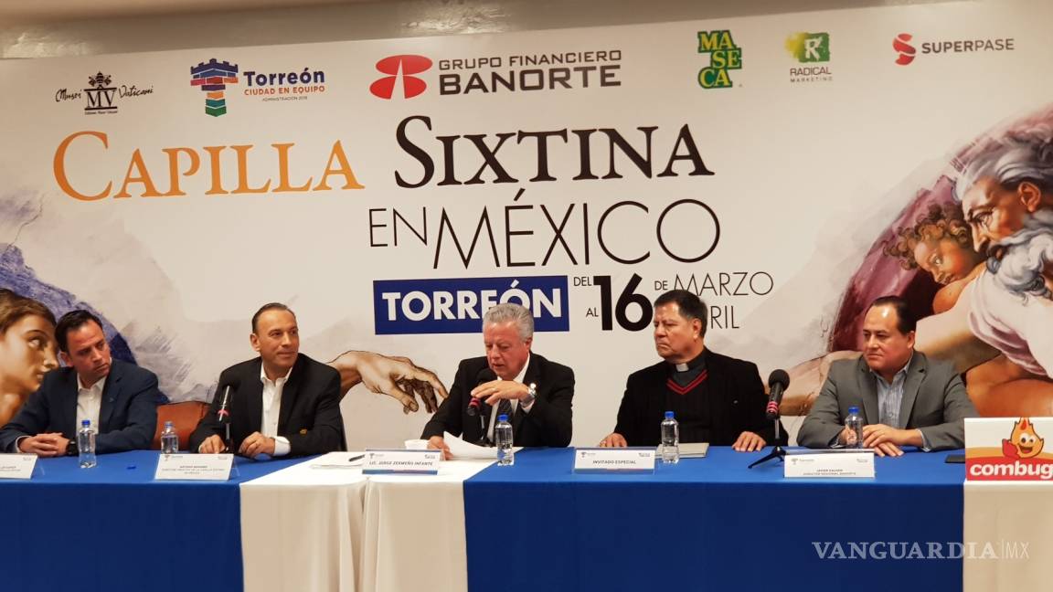 Dos meses permanecerá en Torreón la réplica de la Capilla Sixtina