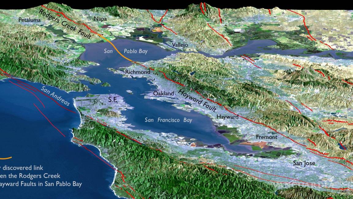 Falla sísmica Hayward es más peligrosa que la de San Andrés: Estudio