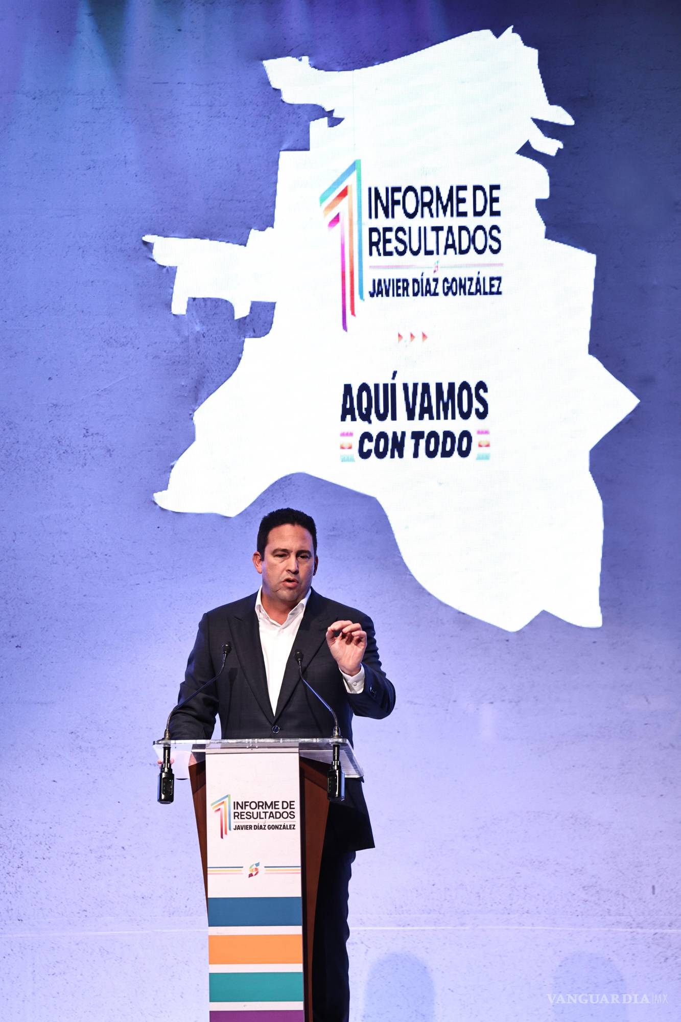 $!Javier Díaz presentó su primer informe de Resultados.