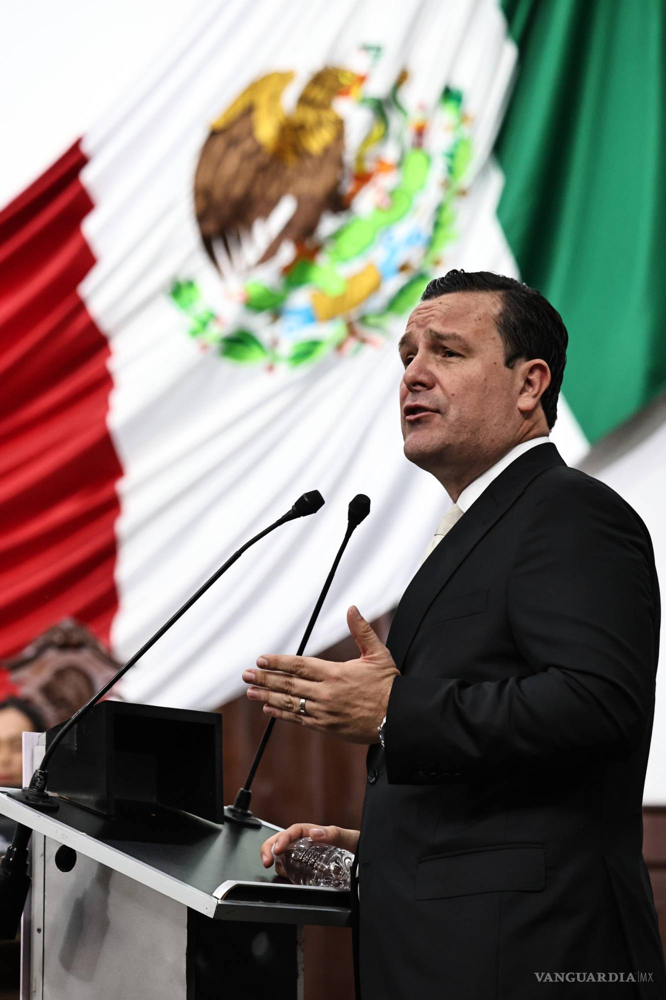 $!El fiscal Federico Fernández presenta informe de resultados ante el Congreso.