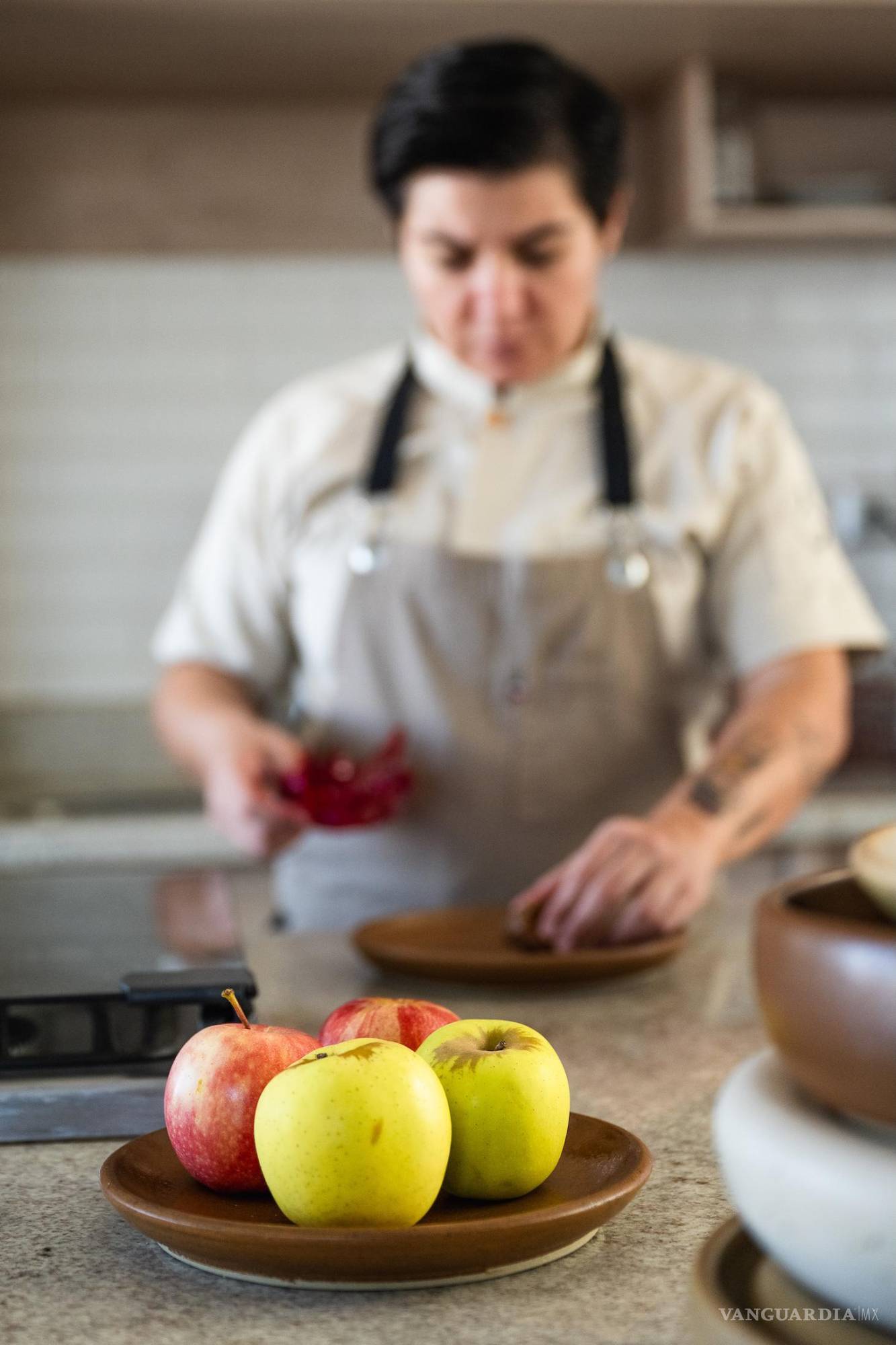 $!La manzana es un elemento central de la receta que comparte.