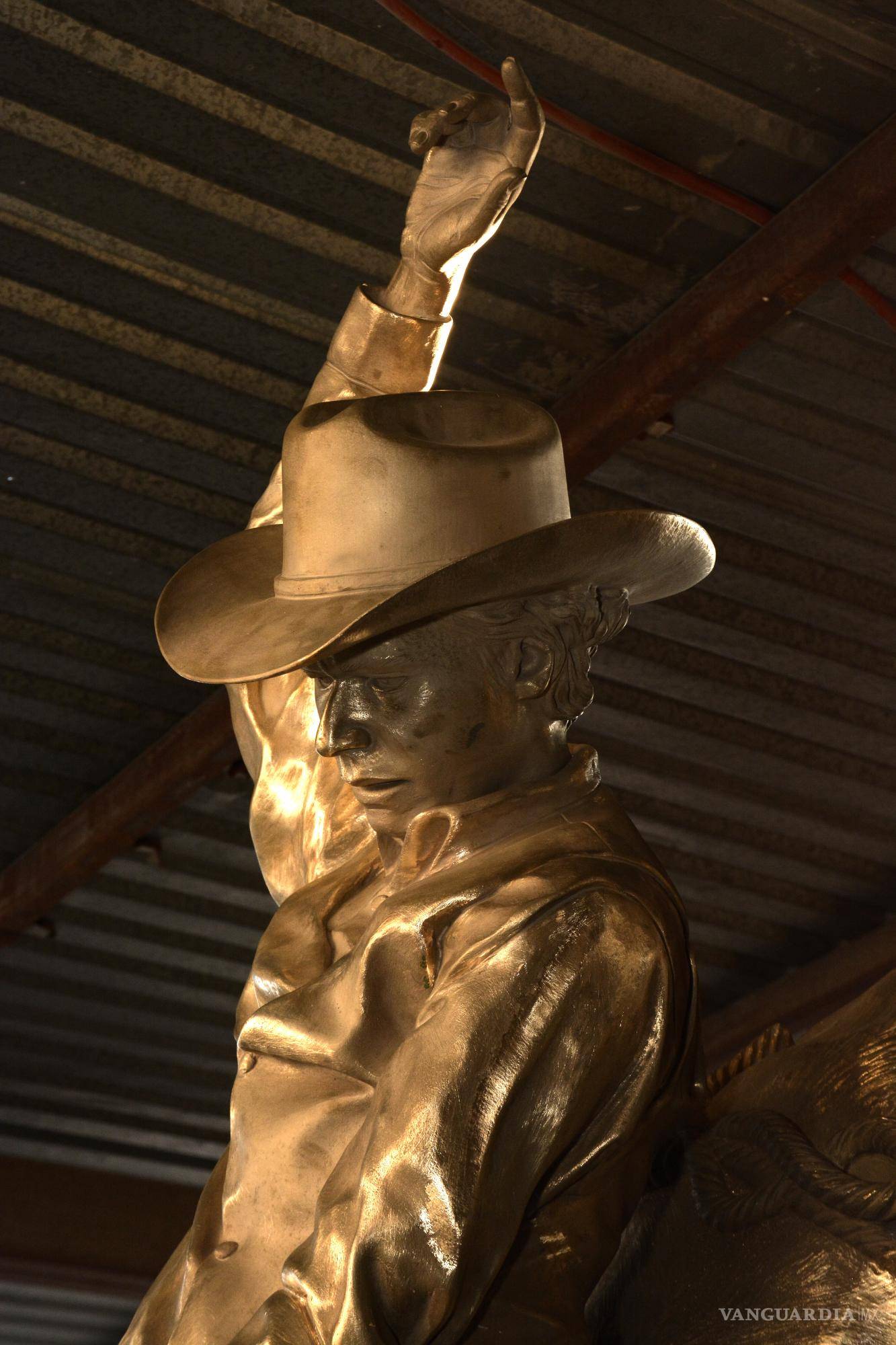 $!El jinete fue basado en Lane Frost, con el hijo de Alejandro Fuentes Quezada como modelo.