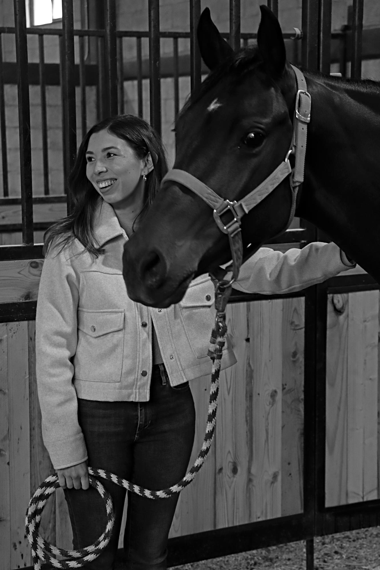 $!Roberta Ramón convive con los caballos desde que su papá se inició en la charrería, cuando ella tenía un año.