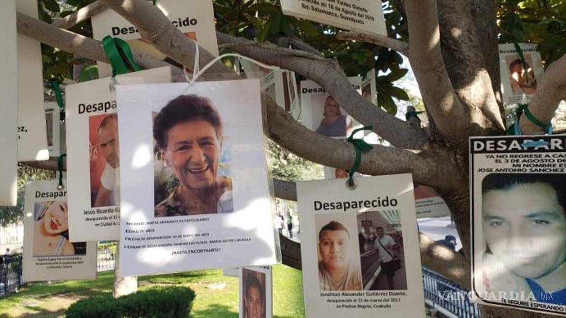$!Los familiares de Marta han colocado fotos en el memorial ubicado en la Plaza de Armas.