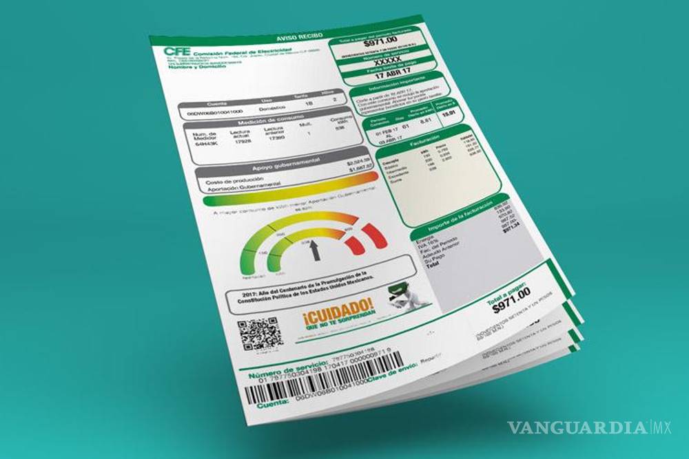 CFE: La información importante que debes leer en tu recibo de luz