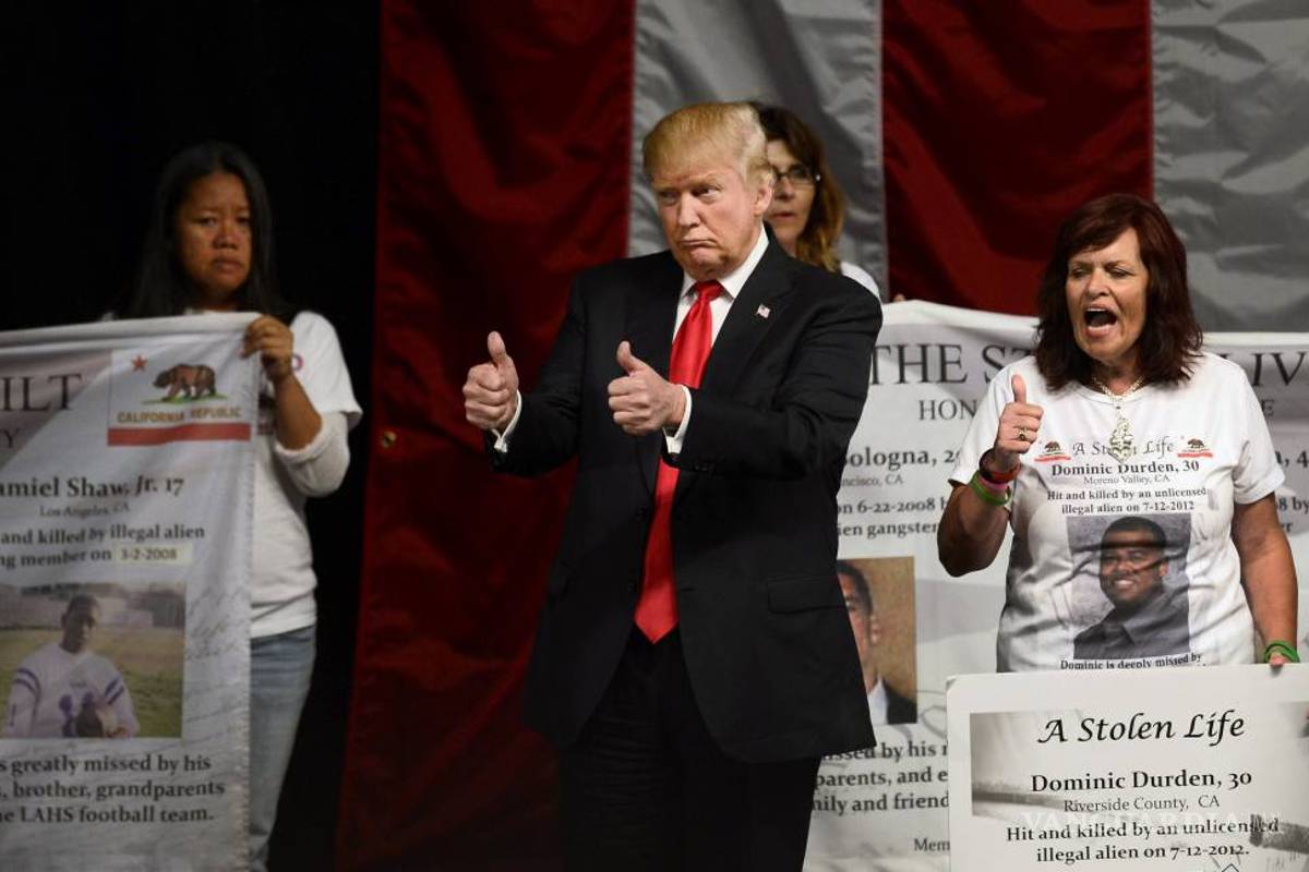 Donald Trump continúa con su retórica antiinmigrante en California